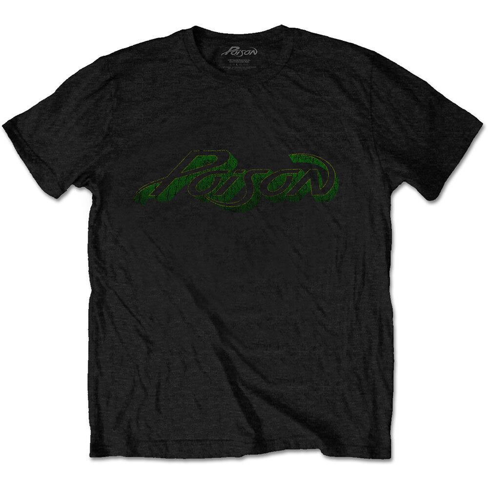 Poison Unisex T-Shirt: Vintage Logo M