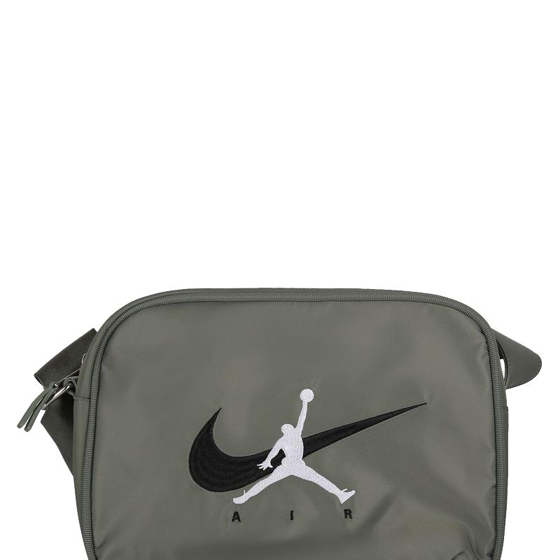 Jordan Sports Casual Shoulder Bag Unisex bags Gray-Green JD2613031AD-002
