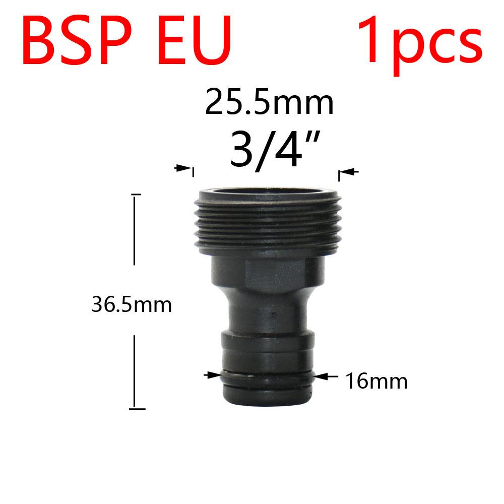 

Быстроразъемный ниппель EURO USA 3/4 дюйма с мужской и женской резьбой для шланга, адаптер для садового шланга, система капельного орошения