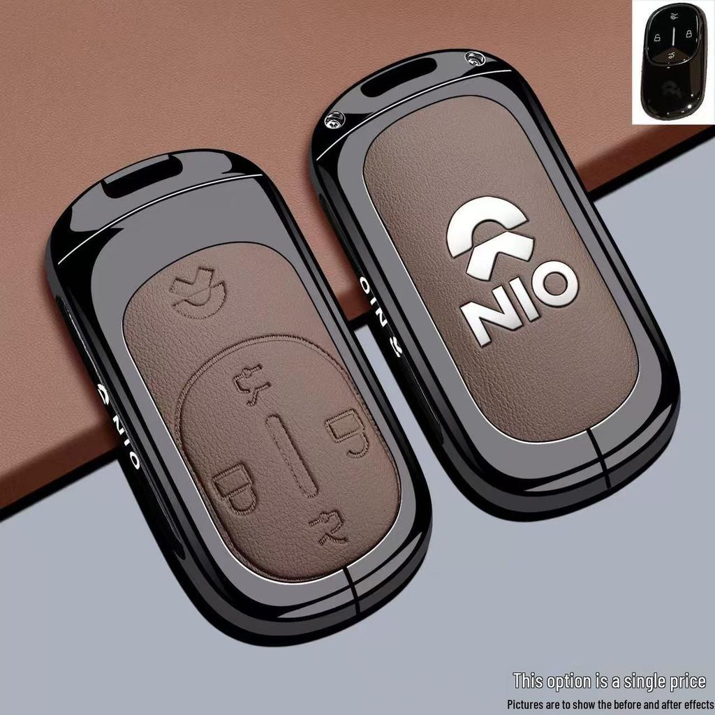 Capa de Chave Compatível para Nio ES8, Novo ET5, ET7, ET9, EC6, ES6, EC7, ES7 - Concha de Fivela de Bolsa de Carro.