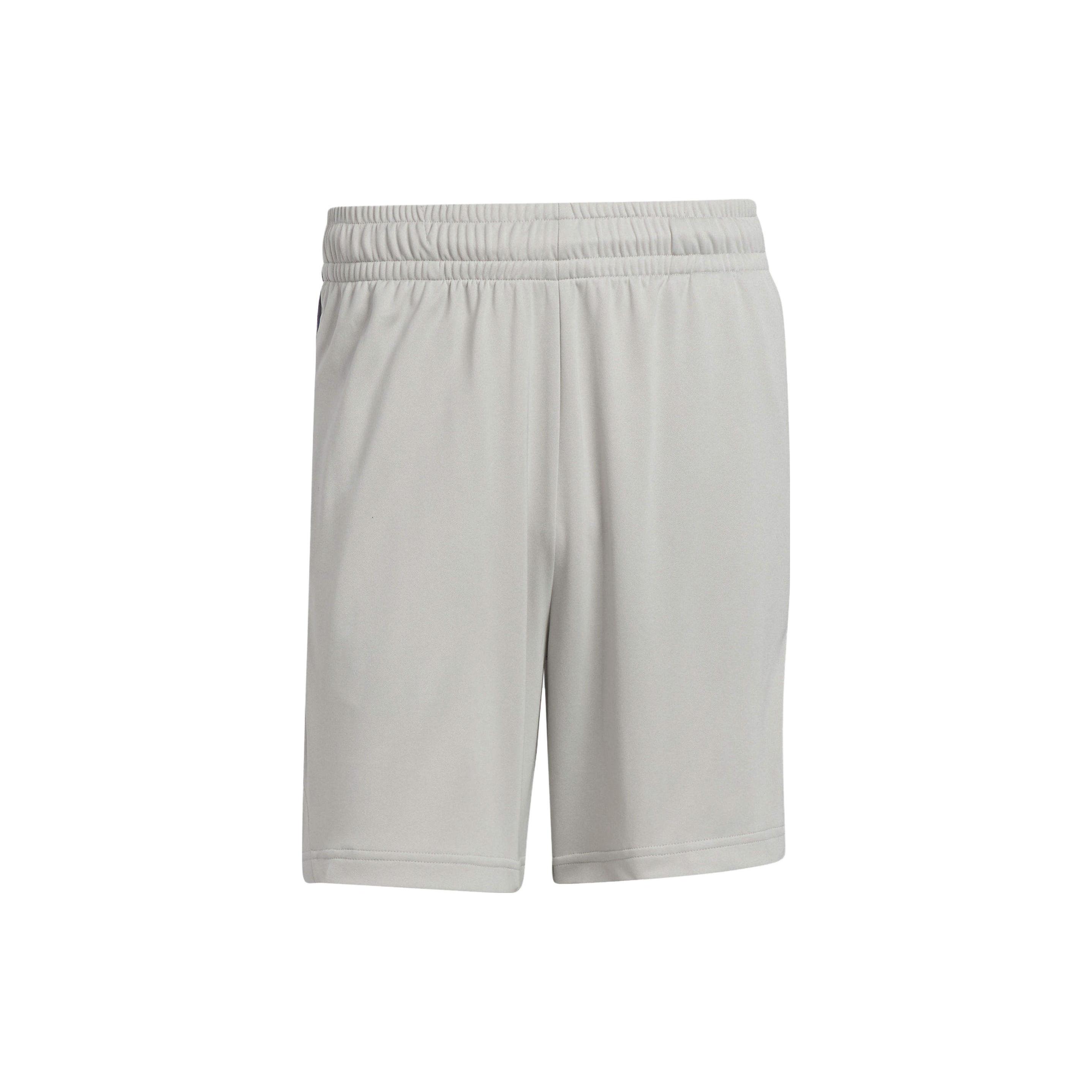 adidas Legends 3 Stripe Basketball Shorts Grey Black Men s IL2304 XS