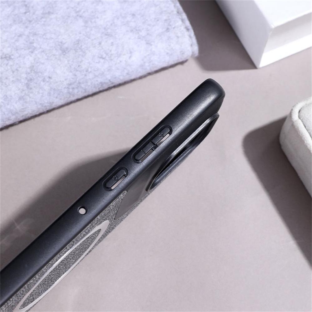 For Motorola Edge 50 Neo 5G/Moto S50 5G/Thinkphone 25 5G Magnetic Case Drop-Proof TPU+Cloth Back Phone Cover