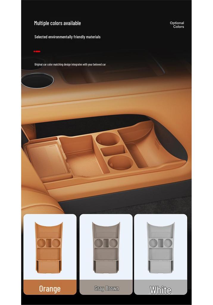 Li Auto I8 Center Console Storage Box for 25 Models: Interior Car Accessory