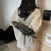 PU Reißverschluss Nischen Crossbody-Taschen Hummerform Design Sinn 2025 Hohe Qualität Damen taschen Einfarbige Niete Mode Umhängetasche