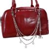 Trendy Multilayer Star Cross Rivet Pendant Bag Chain Accessory