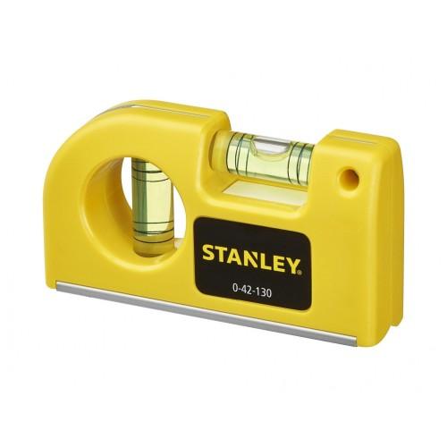 Stanley Handwerkzeuge Magnetischer Horizontal-/Vertikal-Taschenwasserwaage