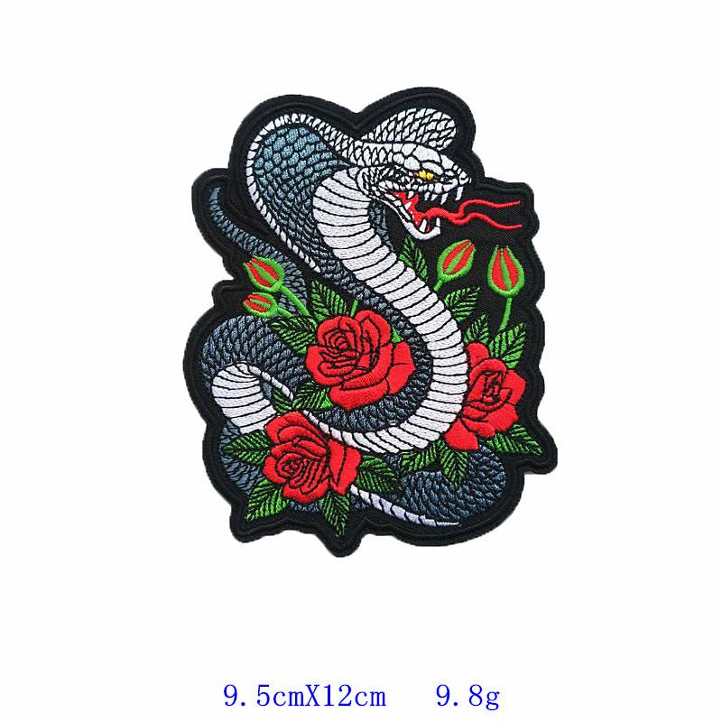 Animal Embroidery Patches for Clothes and Bags: Eagle and Monkey Designs