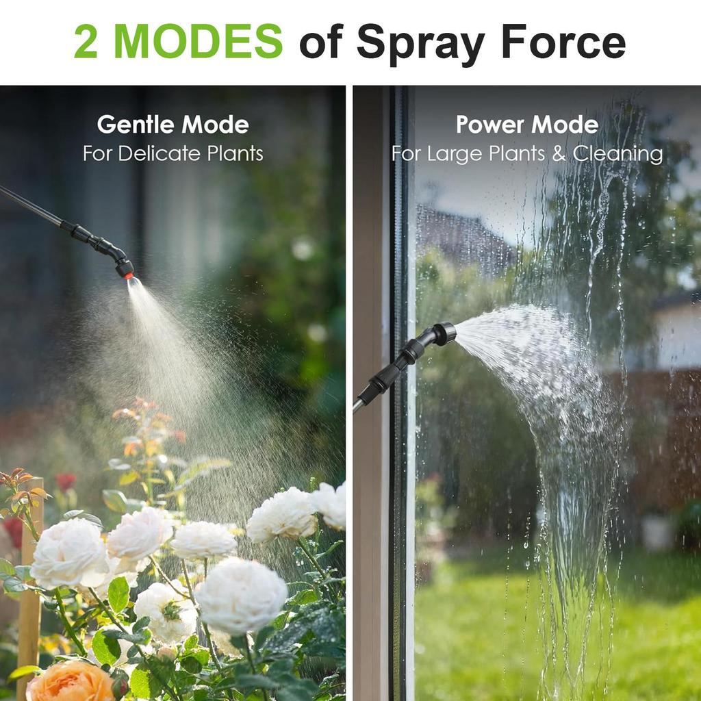 Electric Gardening Sprayer 5-8L: Long Battery, High-Pressure for Irrigation, Pest & Cleaning
