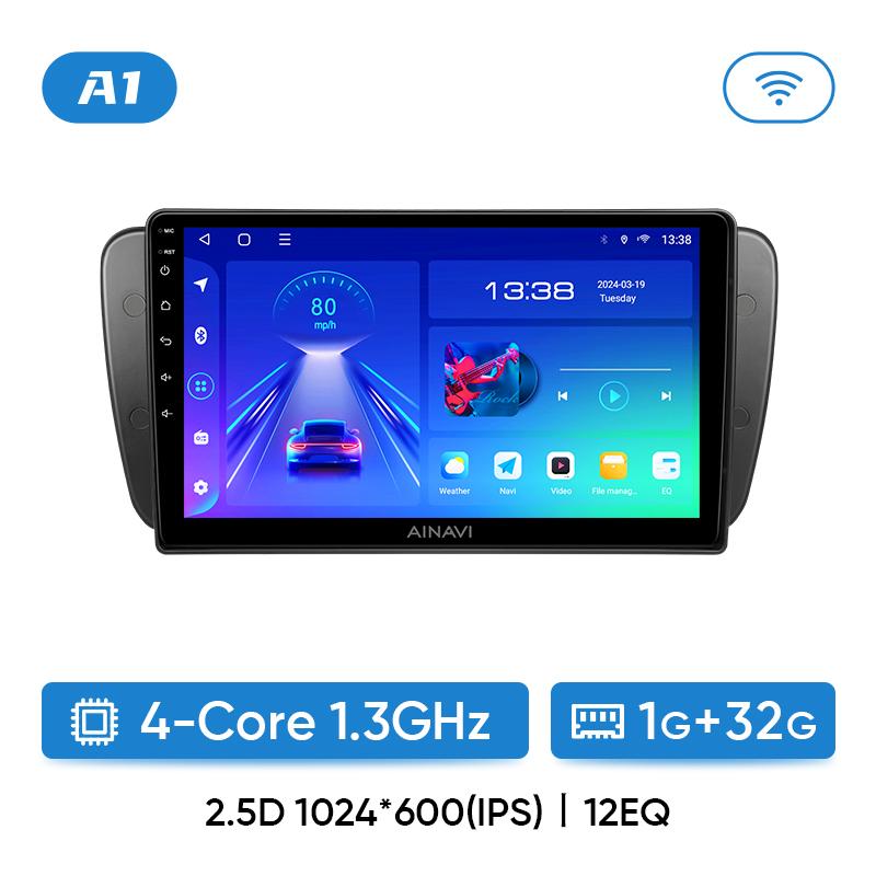 

Автомобильное радио Ainavi для SEAT Ibiza 6j 2009 2010 2011 2012 2013 Мультимедийный проигрыватель Android 13 Auto Wireless Carplay DSP Stereo 2 Din