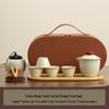 DARUNYAO Ru Kiln Portable Quick Cup Ceramic Tea Set