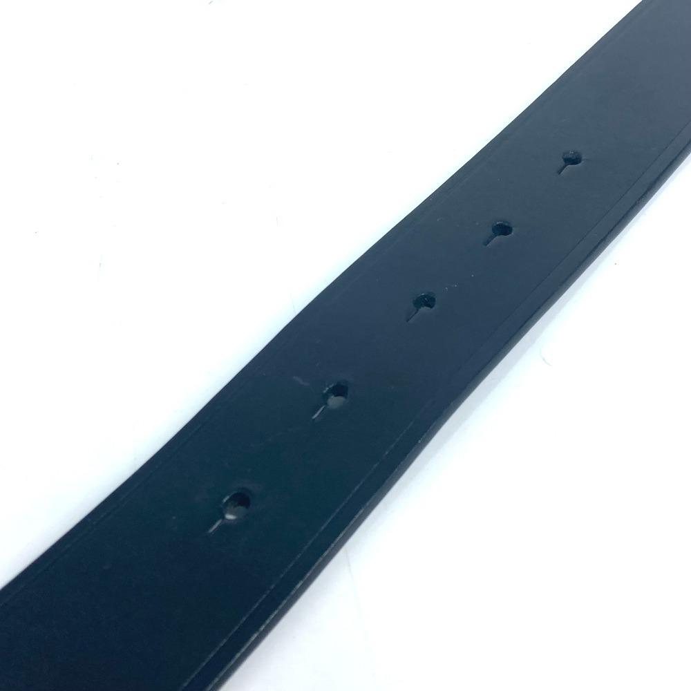 BALENCIAGA 655956 B Buckle Accessories belt Leather Black