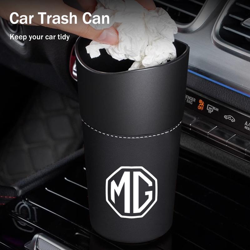 Car Trash Can Garbage Dust Case Holder Storage Bucket Garbage Box Car Accessories For MG 6 3 5 7 TF ZR ZS HS GS GT RX5 RX8 350 y5