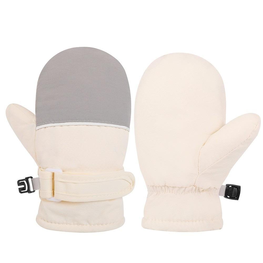 Zipper-Free Wrist Closure Thermal Ski Gloves Thermal Insulation Cold Gear Gloves For Boys Girls