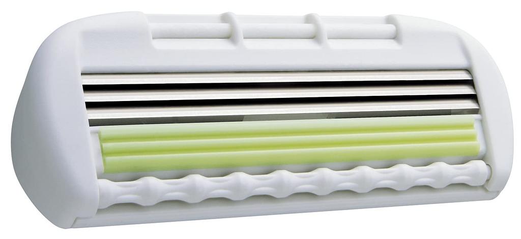 FEATHER Mermaid Replacement Blades Pink Set Made In Japan Razor Removes Unwanted Hair Gentle On Skin Replacement Blade Set 3-Piece 3-Blade Women's