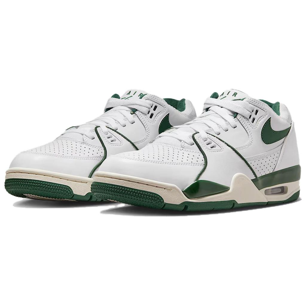 Nike Air Flight 89 Low Pohodlné Odolné Nízké Retro Basketbalové Boty Pánské tenisky Bílá Zelená HJ4484102
