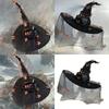 Halloween Wizard Hat Butterfly Witch Hat Witch Caps Wizard Costume Accessories for Masquerade Party Decor Cosplay Props