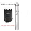 Small Household Stainless Steel Deep Well Submersible Pump Solar Brushless Screw DC Pump Irrigation Efficient Water Pump
