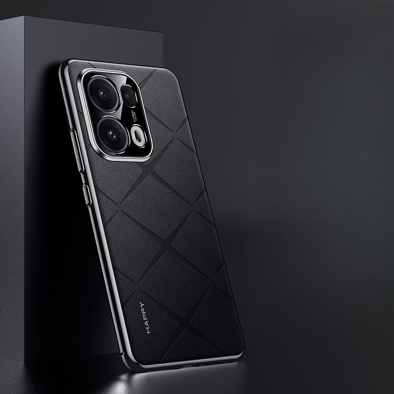 

Чохол для телефону Oppo13pro має гальванічне покриття, що надає йому висококласного вигляду.. Чохол-книжка OPPOreno13 All-inclusive Por протиударний шкіряний для бізнесменів OPPO Reno13Pro