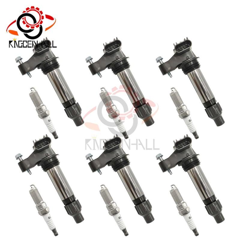6pcs Ignition Coil and 6pcs Iridium Spark Plug Kit For Chevrolet Traverse 2010-2018 12618542
