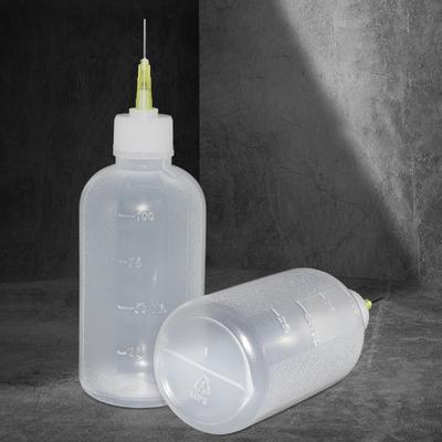 100Ml Needle Tip Soldering Liquid Flux Oil Dispenser Plastic Empty Bottle