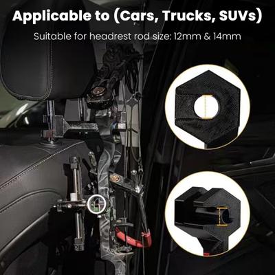 1/2/3ks Hák na luk pre nákladné vozidlo Držiak na hlavu zloženého luku Univerzálny držiak na uloženie vo vozidle Stojan na uloženie poľovníckeho prepravného vybavenia na lukostreľbu