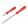 Tire Valve Core Removal Tools Wrench Plastic Handle Iron Plated Wrench Core