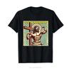 Flex On The Haters Jesus Muscle  Gym Weight Lift T-shirt Funny Prevailing Tshirt O-neck Summer Men T Shirt Men Clothing