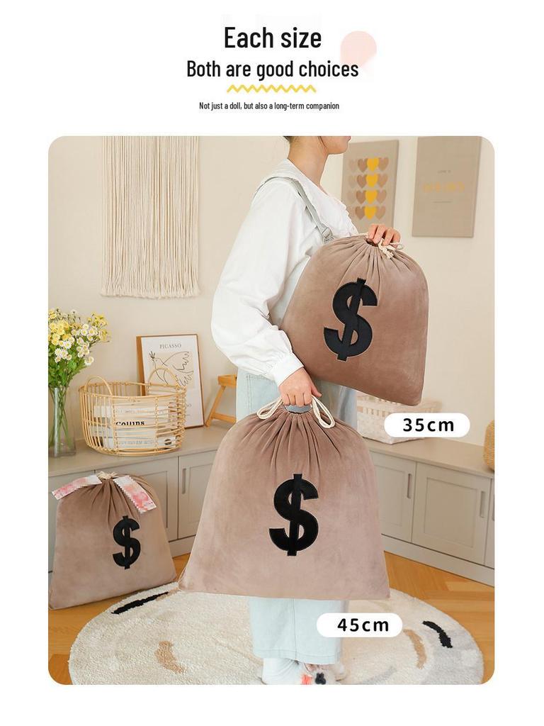 Yaratıcı Para Çantası Peluş Yastık Oyuncak - Yeni Yıl Hediyesi & Etkinlikler için Hatıra