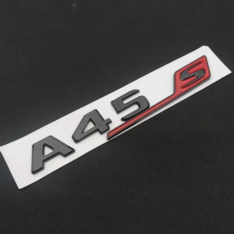 cfrbzt1 2025 Hot ABS For Mercedes Benz A 35 45 AMG W177 W176 A35 A45 A45S TURBO 4MATIC Car Trunk Letters Emblem Badge Logo Stickers Acce