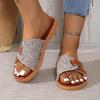 Fashion Women Slippers Outside Casual Beach Shoes Summer New Fashion Flat Sandals Walking Rome Lightweight Slippers Women Slides Women