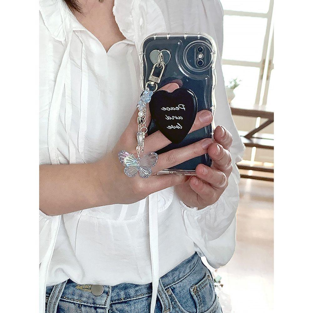 Elegantní stolní šperk motýlek klíčenka 2 barvy doplněk na telefon přívěsek na klíče přívěsek na tašku