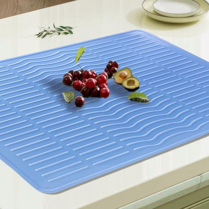 Tampa de Fogão Silicone Tampa de Fogão para Fogão Elétrico Tapete de Fogão Resistente ao Calor Tapete Grande de Secagem para Fogão de Cozinha
