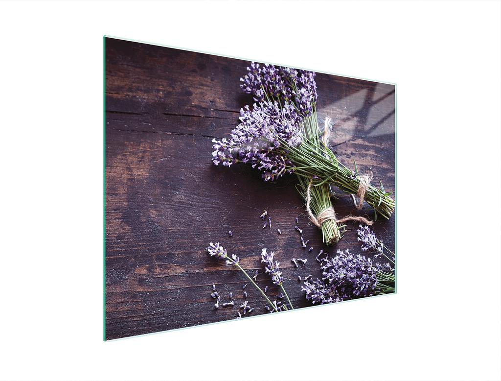 SZKLANA DESKA DO KROEJNIA 30x22 LAWENDA
