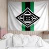 Borussia Mönchengladbach LOGO Tapestry for Bedroom Aesthetic Classroom Tapestries Wall Hanging for Living Room Dorm Office,Ideal Creative Gift