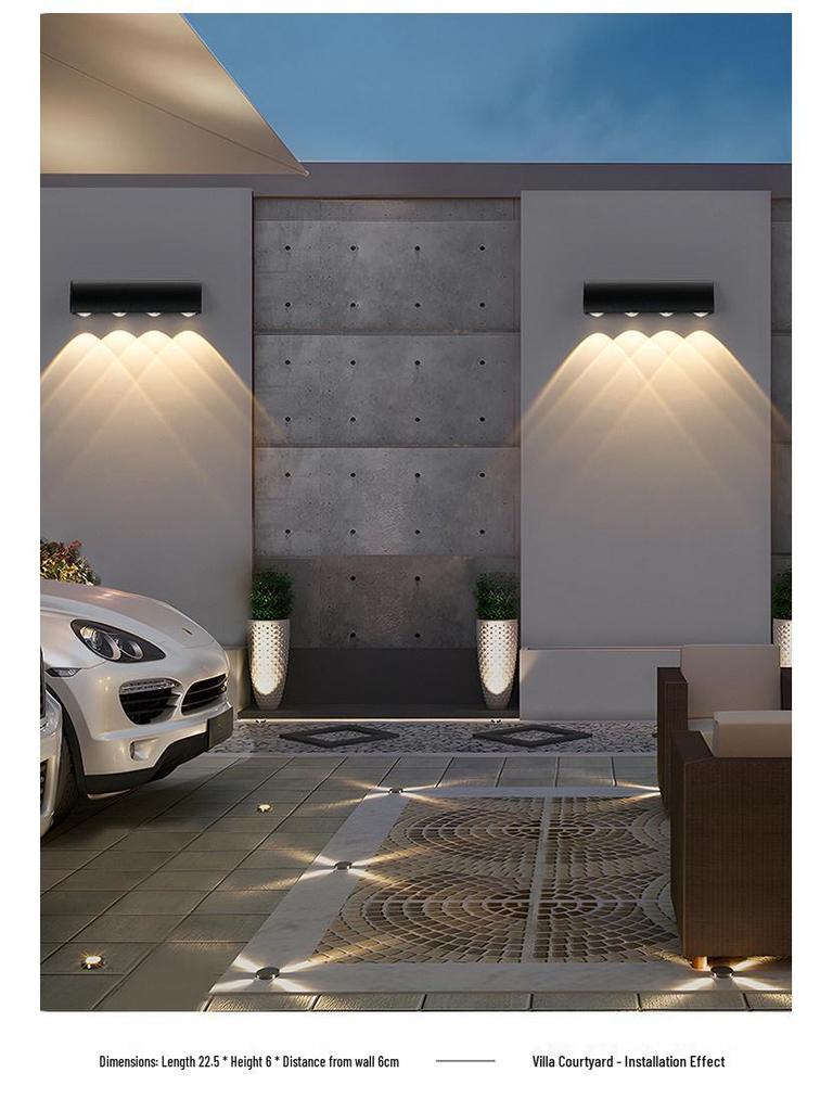 Creative Waterproof Wall Lamp for Living Rooms, Bedrooms, Hallways, and Staircases