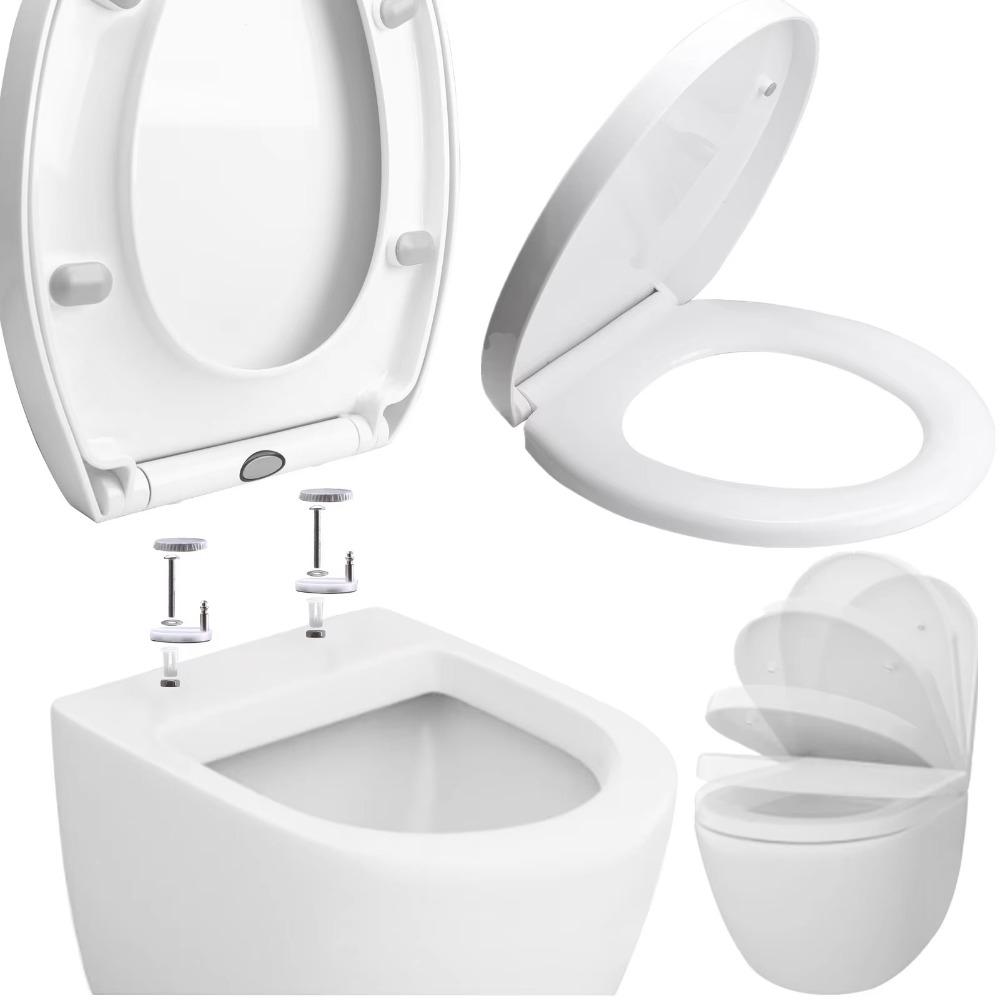 Thicken Toilet Parts Antibacterial Toilet Seat Lid New Toilet Lid  Bathroom