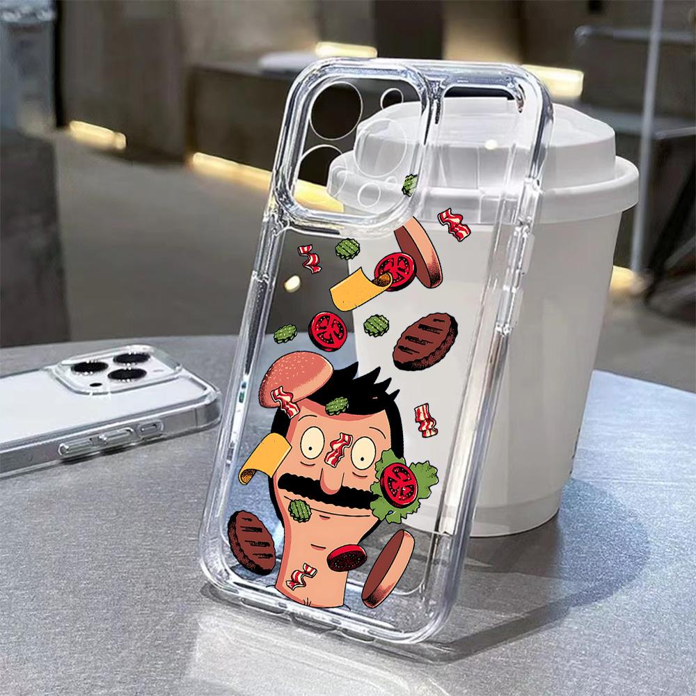 B-Bobs Burgers Phone Case For Samsung Galaxy S26 S25 S24 S23 S22 S21 S20 FE Note20 Note10 Edge Plus Ultra Lite 5G Clear Cover