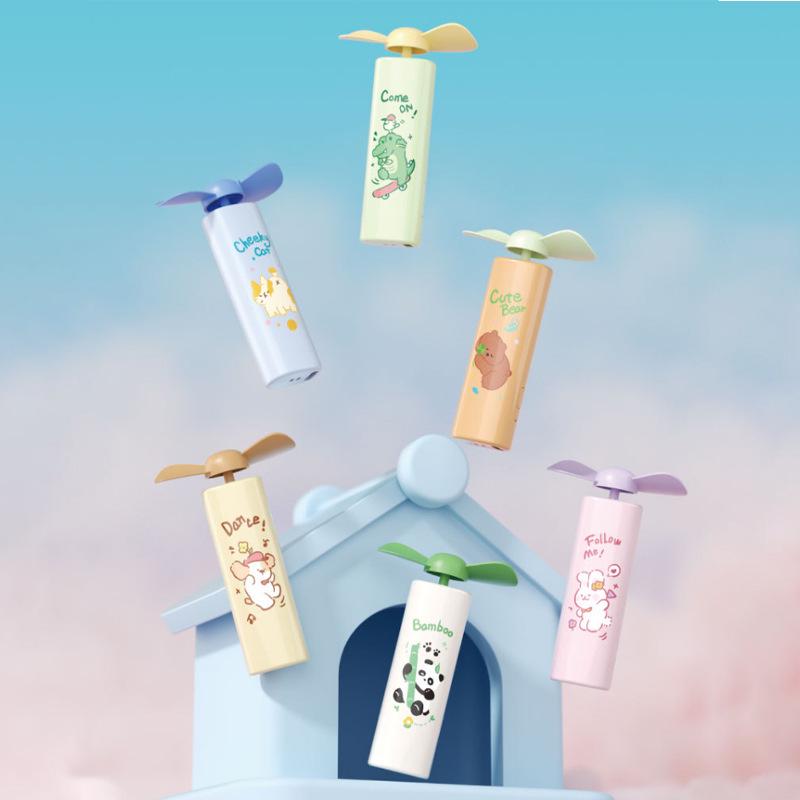 

Mini USB Bamboo Dragonfly Handheld Fan: Cute, Soft, and Safe for Kids Three Gears 500mAh