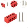 Aluminum Spacer Blocks for Telescope Guide Ring with 1/4" and M6 Screws