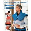 Heating Pad for Neck and Shoulders and Back, Birthday Gifts for Women Men Mom Dad Wife, Weighted Heating Pad for Back Pain Relief, Electric Heat Pad