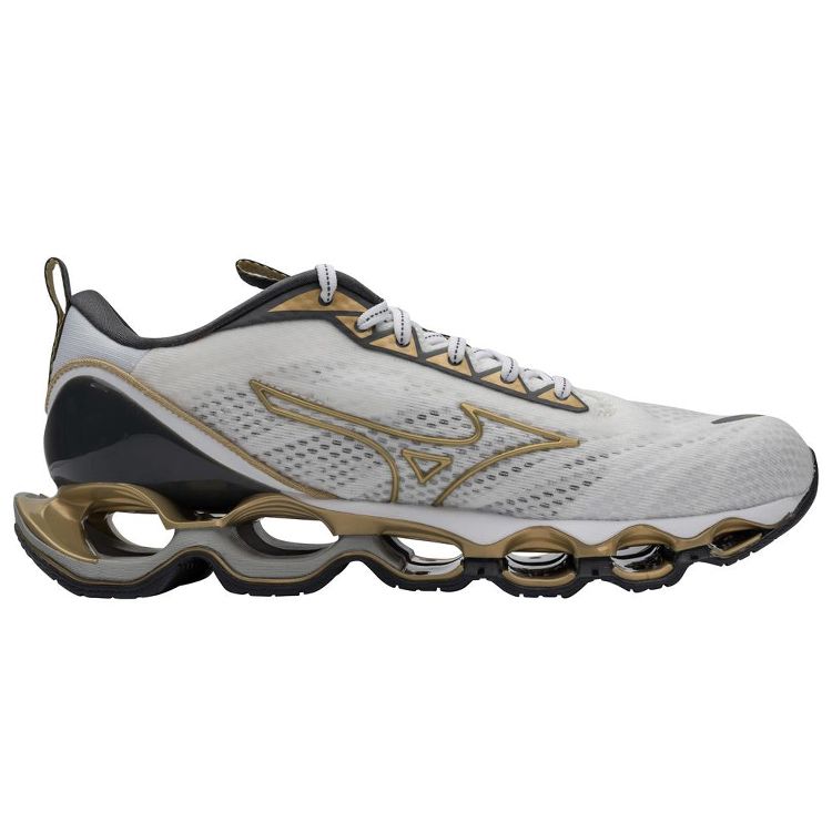 Mizuno Prophecy 11 Comfortable Shock Absorption Breathable Wear-Resistant Non-Slip Low-Top Running Shoes Unisex Sneaker White Platinum J1GC228350