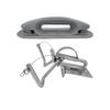 Boat Stainless Steel Insta-lock Quick Davits Replacement Set with Handle Pad for Inflatable Marine Yacht Accessories