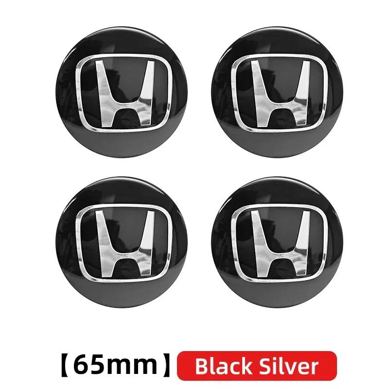 

4PCS 56mm 60mm 65mm Car Wheel Hub Center Cap Sticker For Honda Civic FIT Accord Prelude CRV Mugen CRZ CRX Jazz HRV Pilot Odyssey