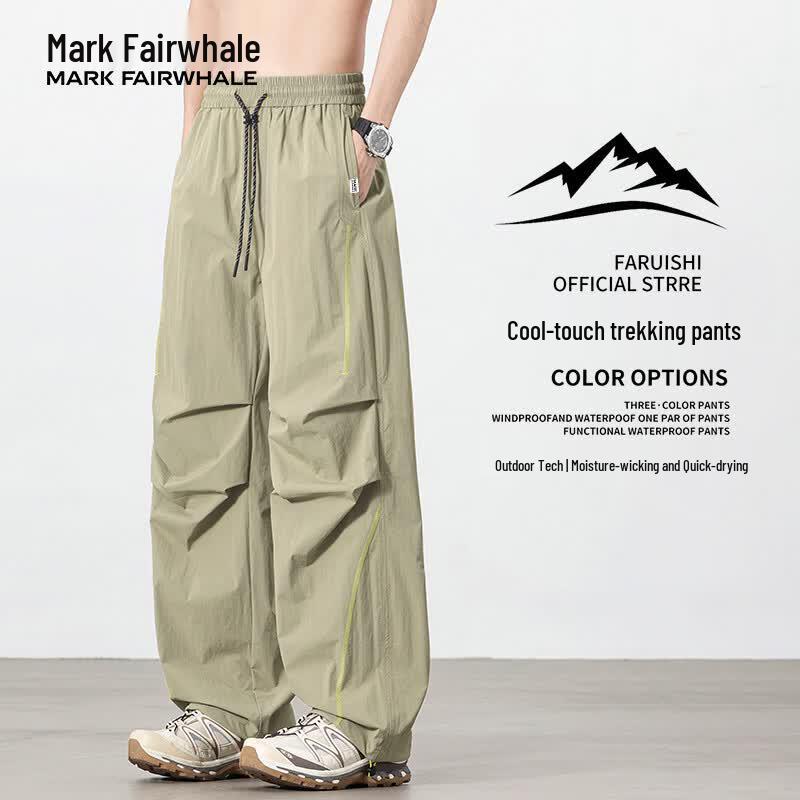 MARK FAIRWHALE Men s Ice Silk Quick Dry Casual Pants 5XL