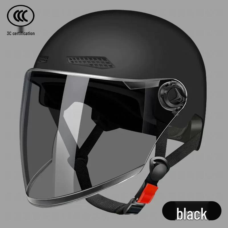 Universal 3C Certified Electric Bicycle Helmet with Sun Visor for Adults & Children - All-Season Safety Helmet for Men, Women & Scooter Riders