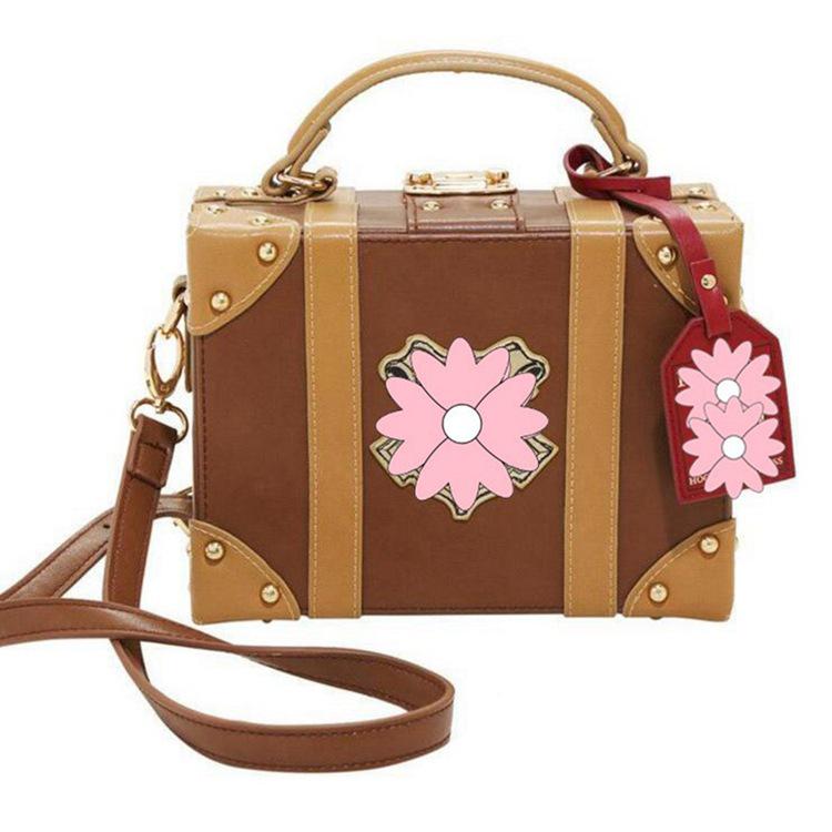 Personalisierte Retro Fashion Kosmetiktasche mit Universal Studios Badge – Vielseitige Hand- oder Schultertasche