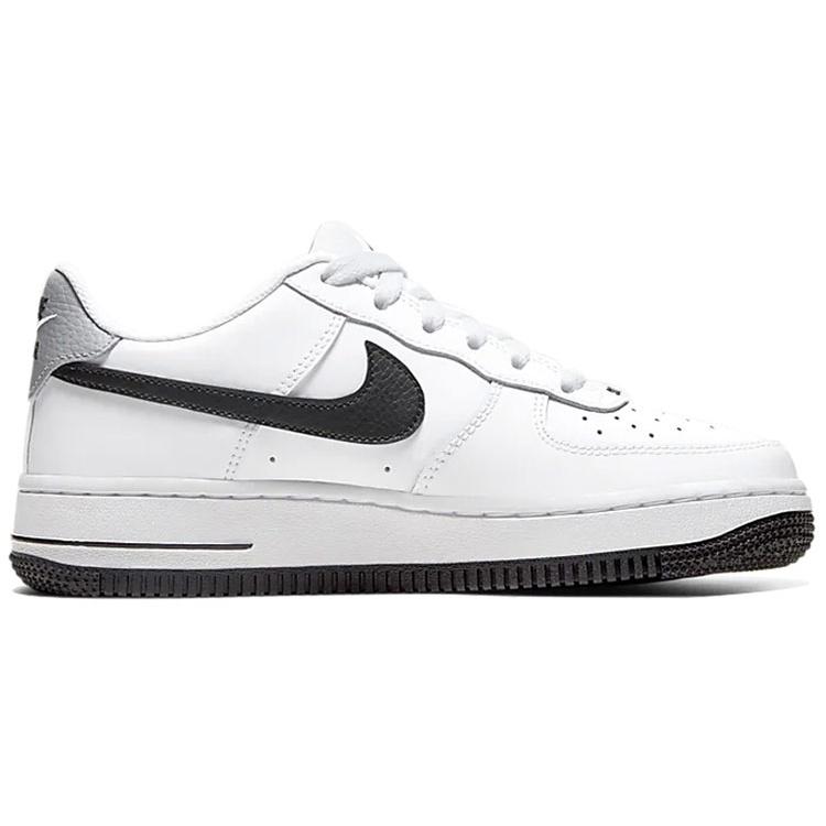 (GS) Nike Air Force 1 LV8 'White Black Mini Swoosh' Kids' CT5531-100