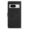For Google Pixel 8 Solid Color Skin-touch Stand Leather Wallet Cover Cell Phone Case