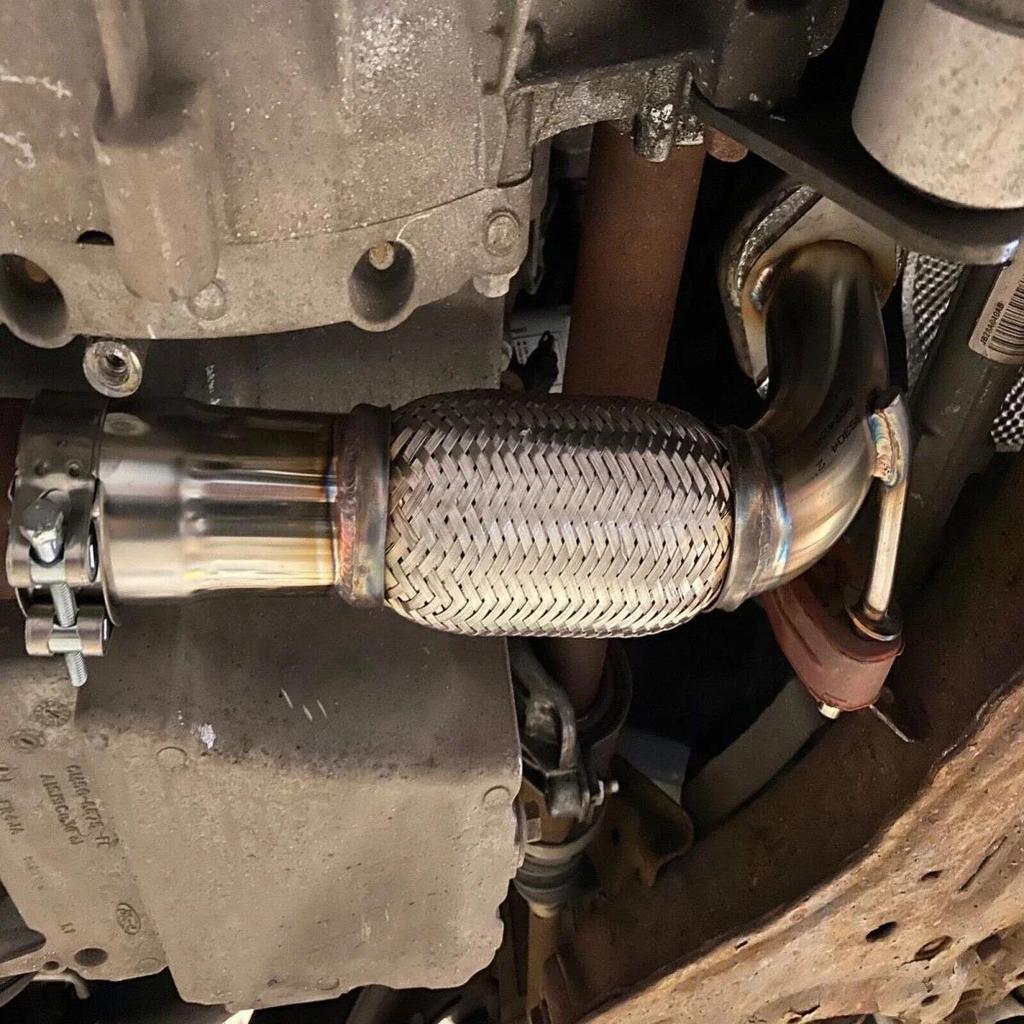 Car Exhaust Bellows for Ford Fiesta Mk7 Mk7.5 1.0 Ecoboost 2008-2016 Car Exhaust Pipe AccessoriesGood product