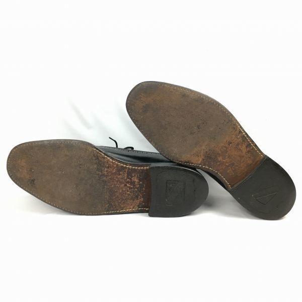 Vintage Sears Wingtip Business Shoes Black size 28.5-29.5 Men's(USED)